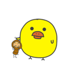 Peanut and chick 01（個別スタンプ：32）