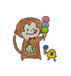 おさるわたりー 2（個別スタンプ：24）