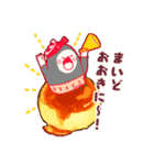くるくるたこ焼き ソース味（個別スタンプ：1）