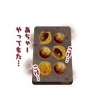 くるくるたこ焼き ソース味（個別スタンプ：21）