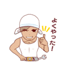 くるくるたこ焼き ソース味（個別スタンプ：24）