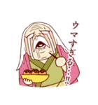 くるくるたこ焼き ソース味（個別スタンプ：30）