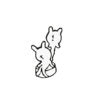 Strange Rabbit＆Bear（個別スタンプ：18）