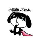 犬のクロ（個別スタンプ：29）