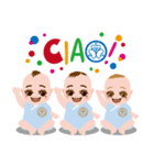 わくわく♪三つ子ベイビーズ（個別スタンプ：1）