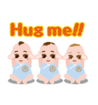 わくわく♪三つ子ベイビーズ（個別スタンプ：2）