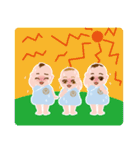 わくわく♪三つ子ベイビーズ（個別スタンプ：39）