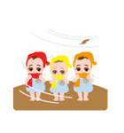 わくわく♪三つ子ベイビーズ（個別スタンプ：40）