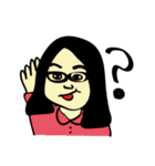 A teacher and students(Korean version)（個別スタンプ：27）