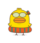 Kra-terk Kra-tark (Happy little chick)（個別スタンプ：3）