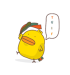 Kra-terk Kra-tark (Happy little chick)（個別スタンプ：15）