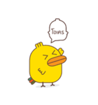 Kra-terk Kra-tark (Happy little chick)（個別スタンプ：37）