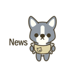 Little black-Corgi-dog（個別スタンプ：4）