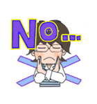 行動分析学者・奥田健次（個別スタンプ：6）