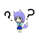 Variety Fox Mustume - small purple（個別スタンプ：23）