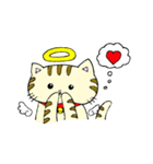 Angel cat＆Devil cat（個別スタンプ：3）