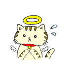 Angel cat＆Devil cat（個別スタンプ：4）