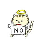 Angel cat＆Devil cat（個別スタンプ：15）