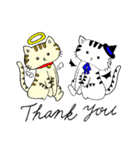 Angel cat＆Devil cat（個別スタンプ：17）