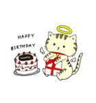 Angel cat＆Devil cat（個別スタンプ：22）