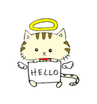 Angel cat＆Devil cat（個別スタンプ：27）