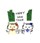 Angel cat＆Devil cat（個別スタンプ：32）