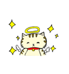 Angel cat＆Devil cat（個別スタンプ：35）