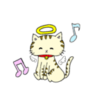 Angel cat＆Devil cat（個別スタンプ：36）