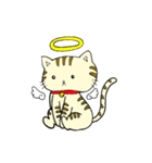 Angel cat＆Devil cat（個別スタンプ：37）