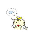 Angel cat＆Devil cat（個別スタンプ：38）