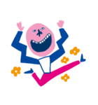 pink man stickers（個別スタンプ：1）
