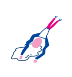 pink man stickers（個別スタンプ：4）