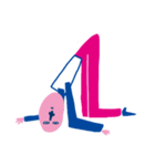 pink man stickers（個別スタンプ：5）