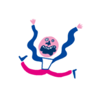 pink man stickers（個別スタンプ：9）