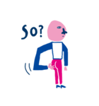 pink man stickers（個別スタンプ：10）