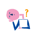 pink man stickers（個別スタンプ：11）