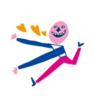 pink man stickers（個別スタンプ：17）