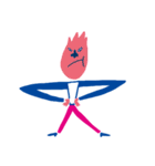 pink man stickers（個別スタンプ：23）