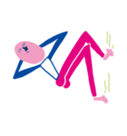 pink man stickers（個別スタンプ：25）