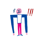 pink man stickers（個別スタンプ：28）
