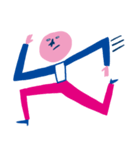 pink man stickers（個別スタンプ：31）