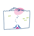 pink man stickers（個別スタンプ：35）