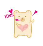 Block bear＆Orange rabbit（個別スタンプ：2）
