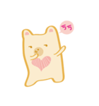 Block bear＆Orange rabbit（個別スタンプ：5）