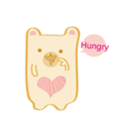 Block bear＆Orange rabbit（個別スタンプ：9）