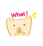 Block bear＆Orange rabbit（個別スタンプ：13）