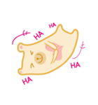Block bear＆Orange rabbit（個別スタンプ：15）