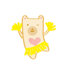 Block bear＆Orange rabbit（個別スタンプ：18）