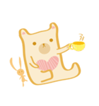 Block bear＆Orange rabbit（個別スタンプ：27）
