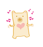 Block bear＆Orange rabbit（個別スタンプ：28）